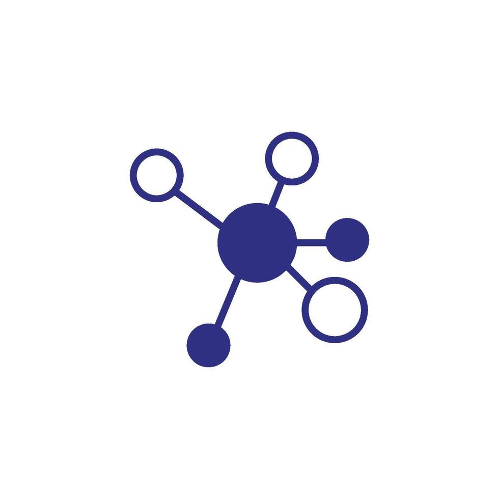 molecule icon vector design template
