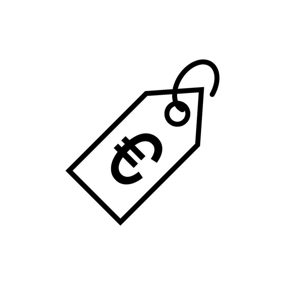 price tag icon vector design template