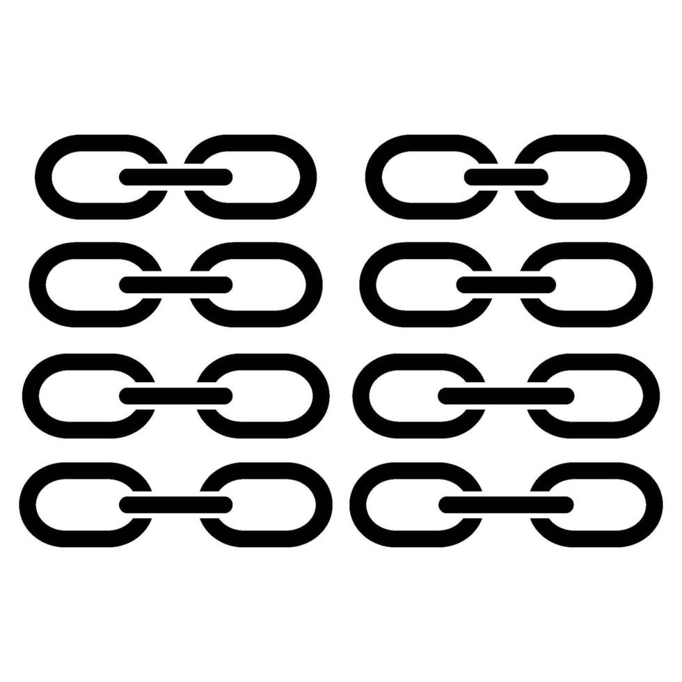 cadena enlace icono vector diseño modelo