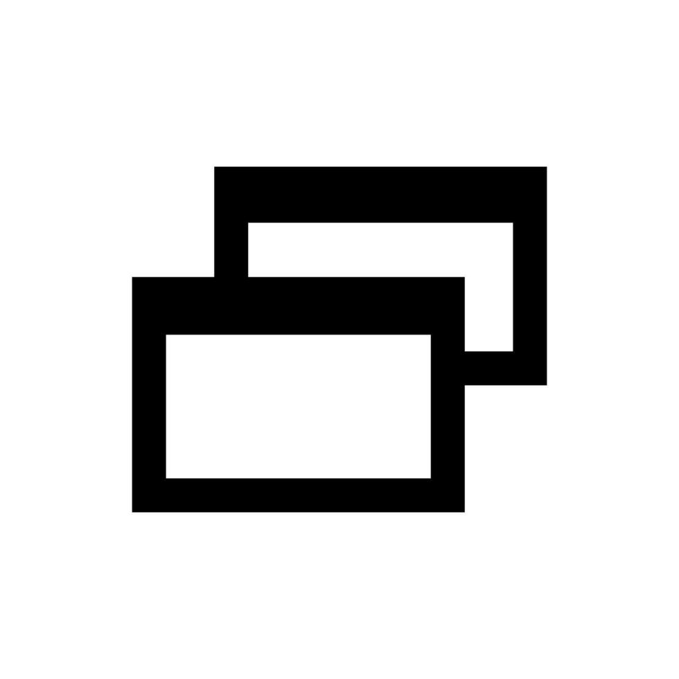 restore down icon vector design template
