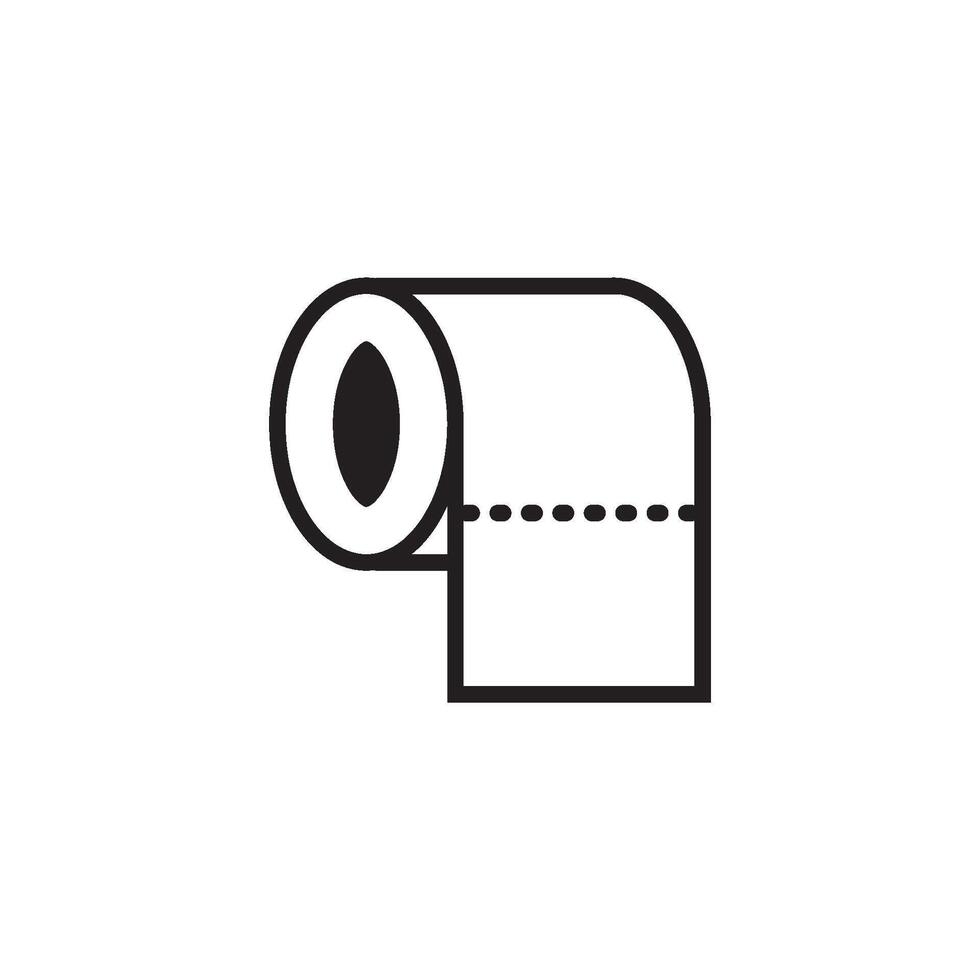 toilet tissue icon vector design templates