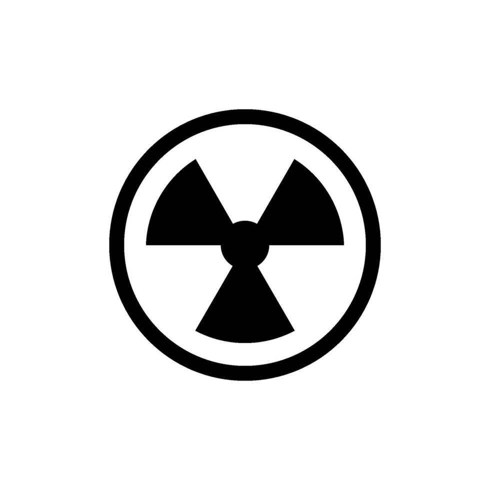 nuclear icon vector design template