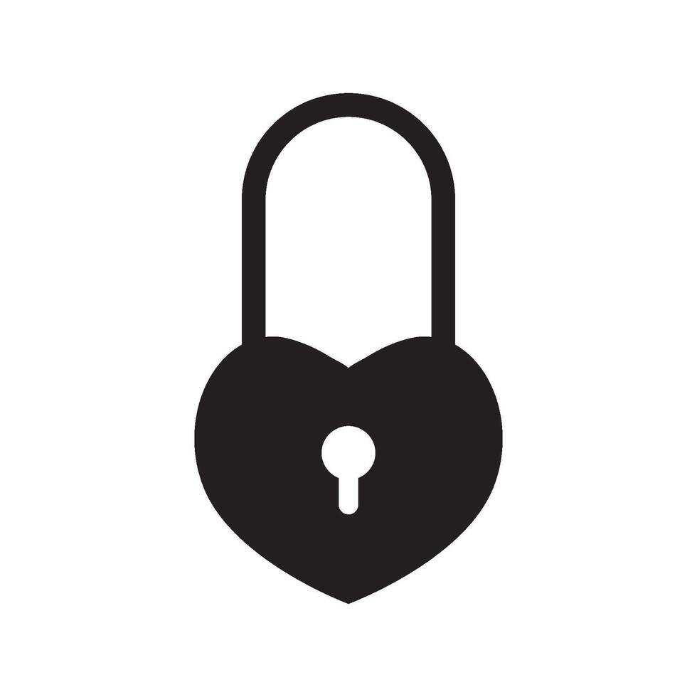 lock icon vector design template