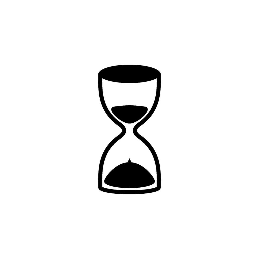 hourglass icon vector design template