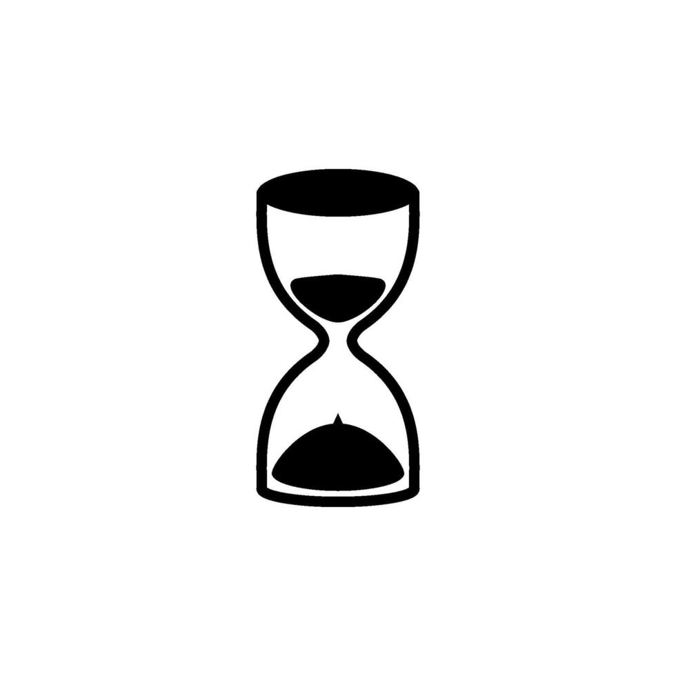 hourglass icon vector design template