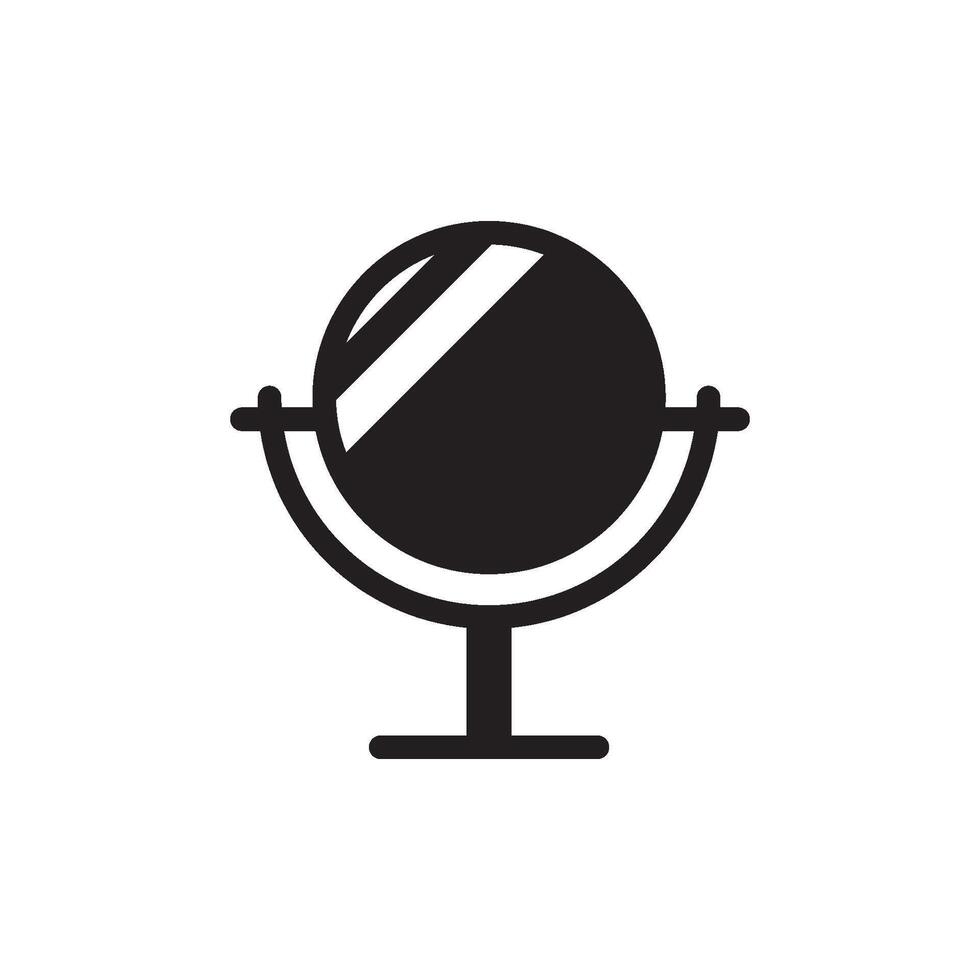 mirror icon vector design template