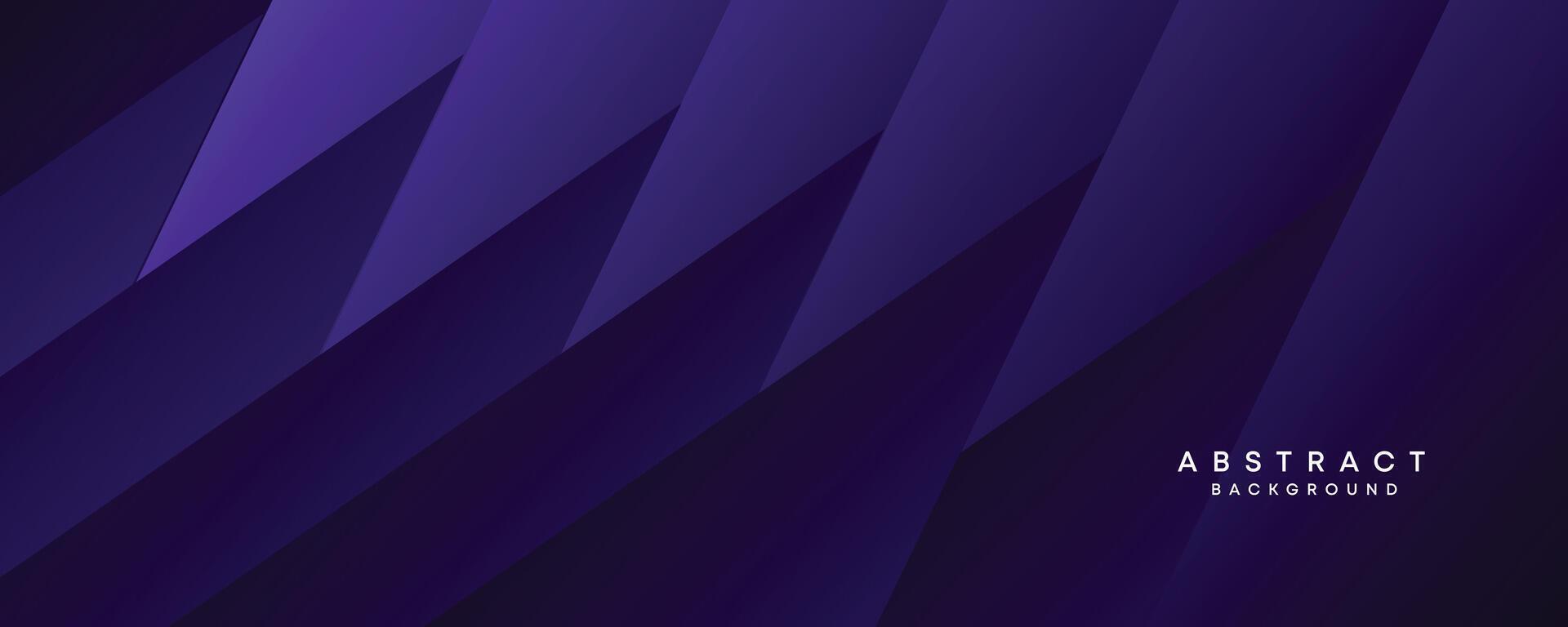 diagonal geometric overlay layer on an abstract dark purple banner design background. Contemporary graphic elements in the shape of squares. Makes a good cover, header, banner, brochure, or website vector