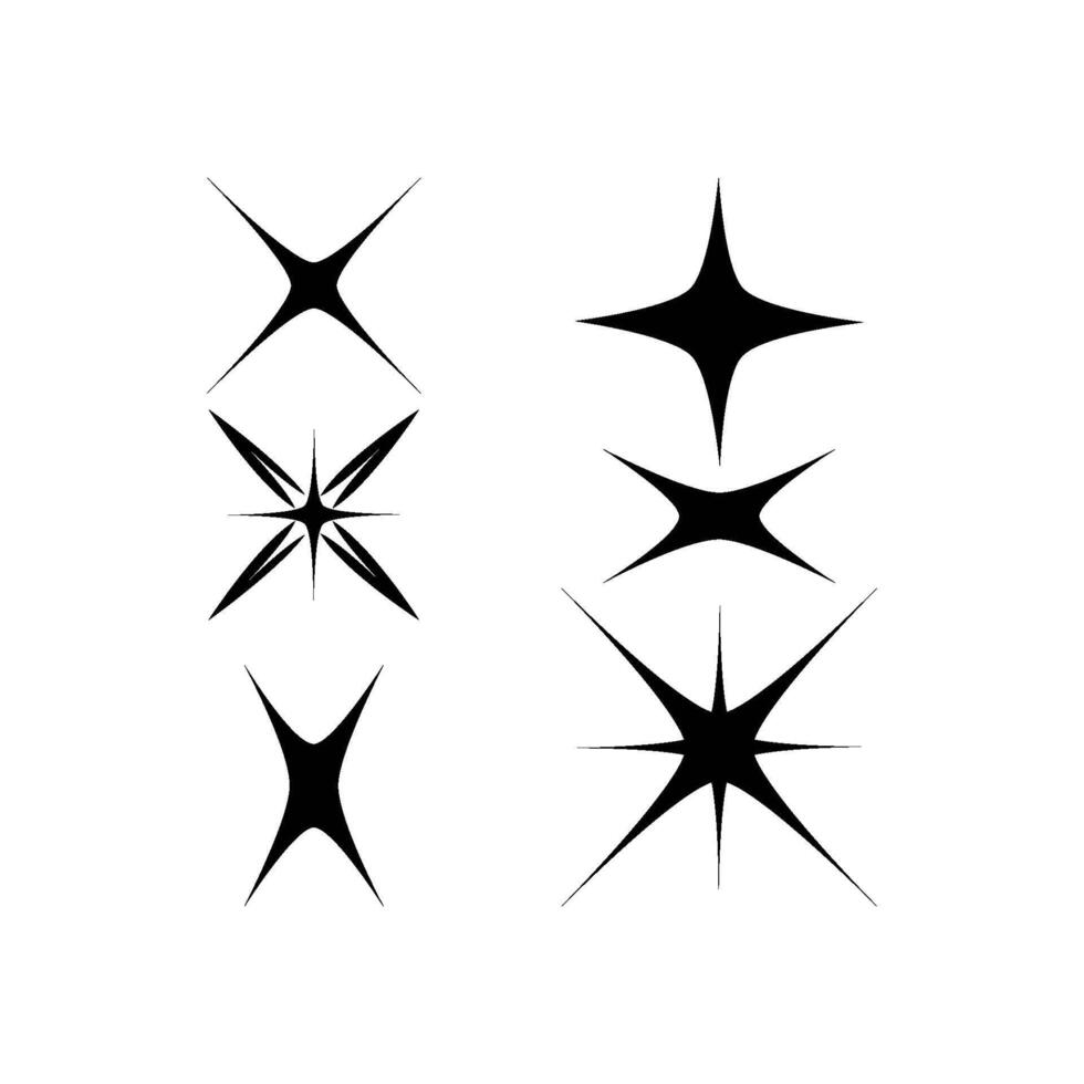 sparkle  icon vector design template