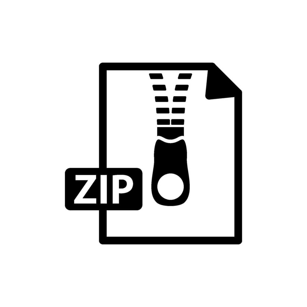 zipper icon vector design template