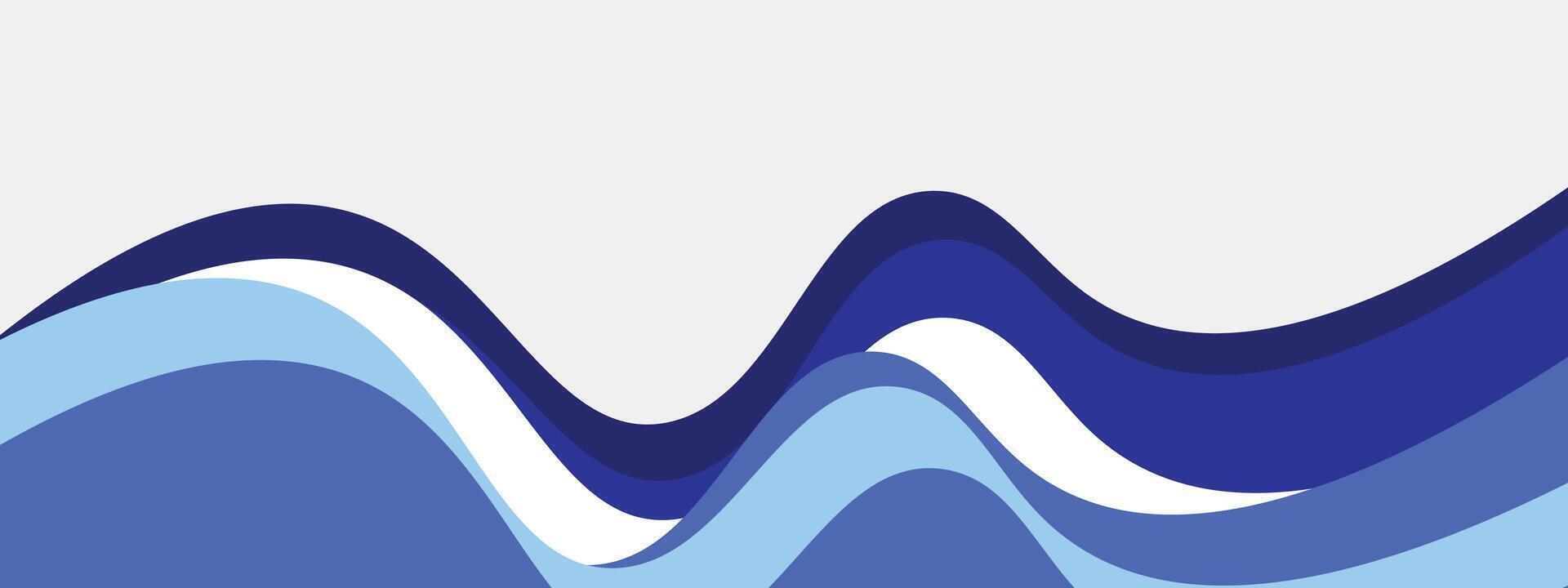 Abstract blue gradient banner template with dynamic background curve shapes. Modern sky blue business webinar horizontal banner design for web, backdrop, brochure, website, landing page, presentation vector