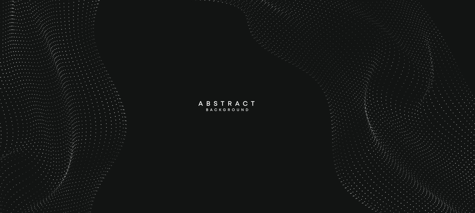 Abstract black, white Gradient Flowing Dot Waving Particle geometric Technology Background. Digital Futuristic duck grey Gradient Dotted Wave. Concept For Science, Music cover, website, header vector