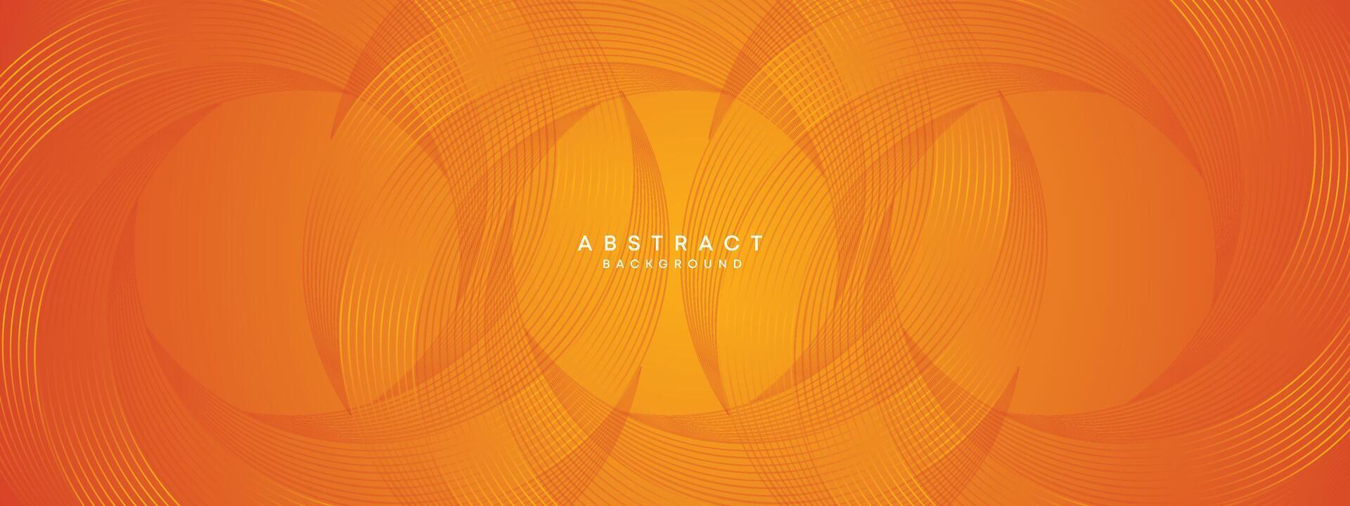 Abstract Red, Orange Waving Circles Lines Technology Background. Modern Orange Gradient with Glowing Lines, Shiny Geometric Shape Diagonal. for Brochure, Cover, Poster, Banner, Website, Header, flyer vector
