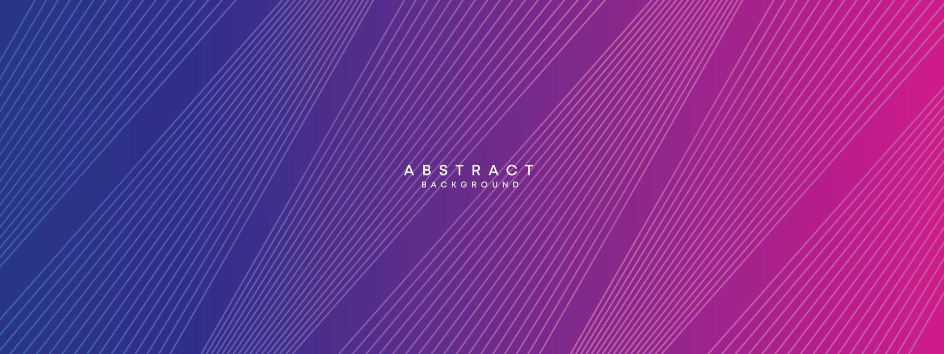 Blue, purple gradient abstract waving circles lines Technology web banner background. Modern magenta, pink gradient with glowing lines and shiny geometric diagonal shape for brochure, cover, header vector