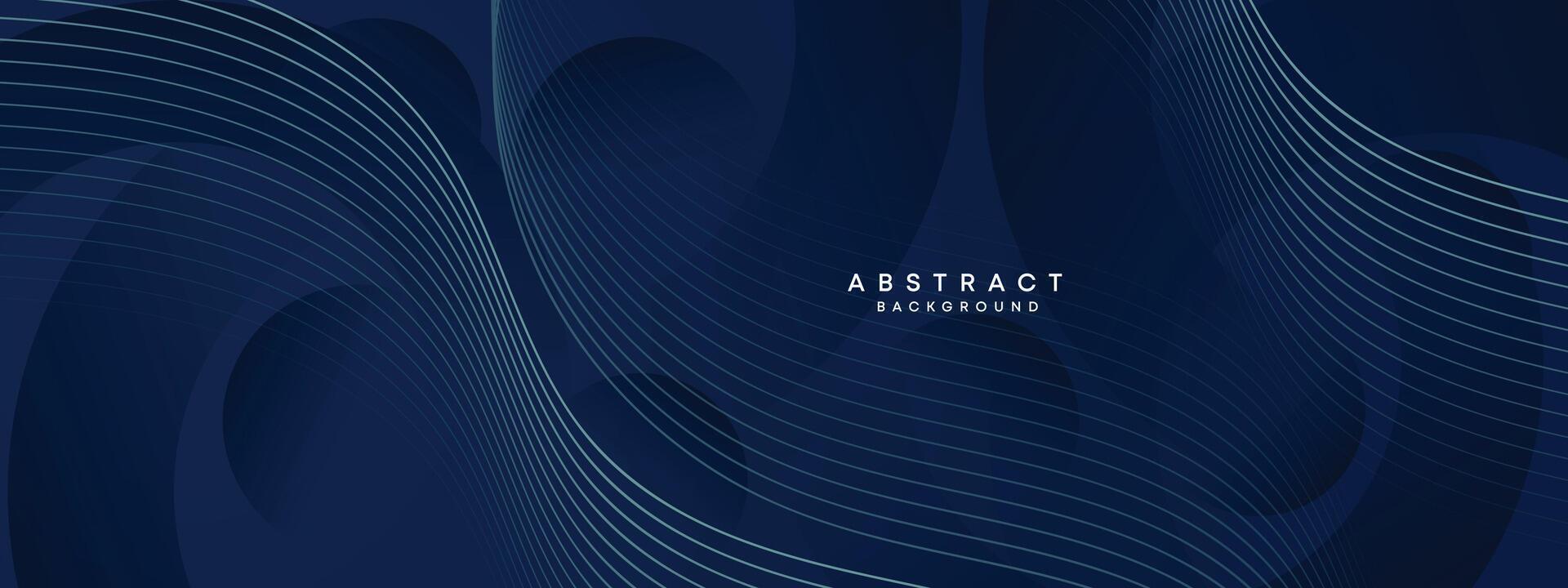 Abstract gradient dark navy blue web banner. dark blue light business banner design background. diagonal geometric pattern circle, and square shape for poster, cover, presentation, flyer, or header vector