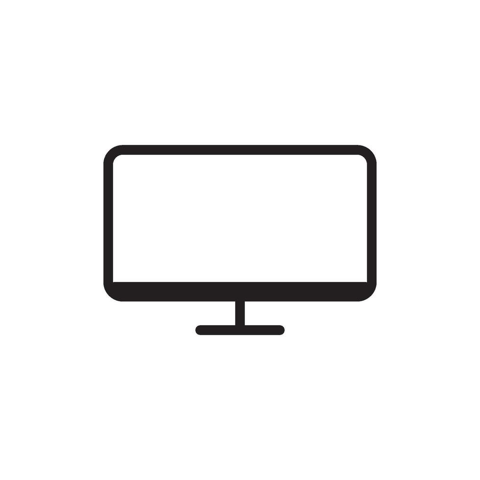 monitor  icon vector design template