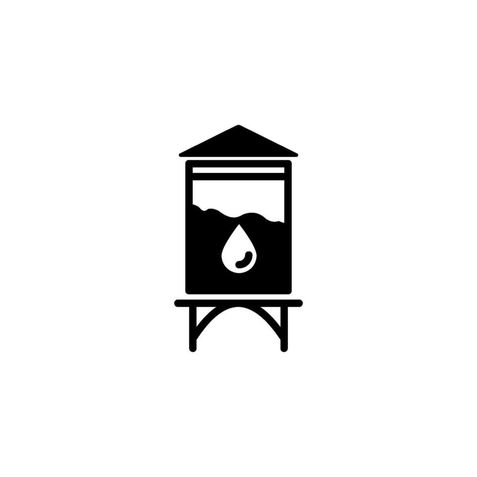 agua tanque icono vector diseño plantillas