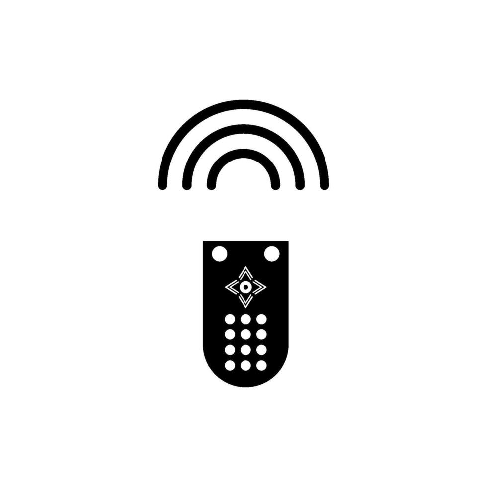 remote control icon vector design template