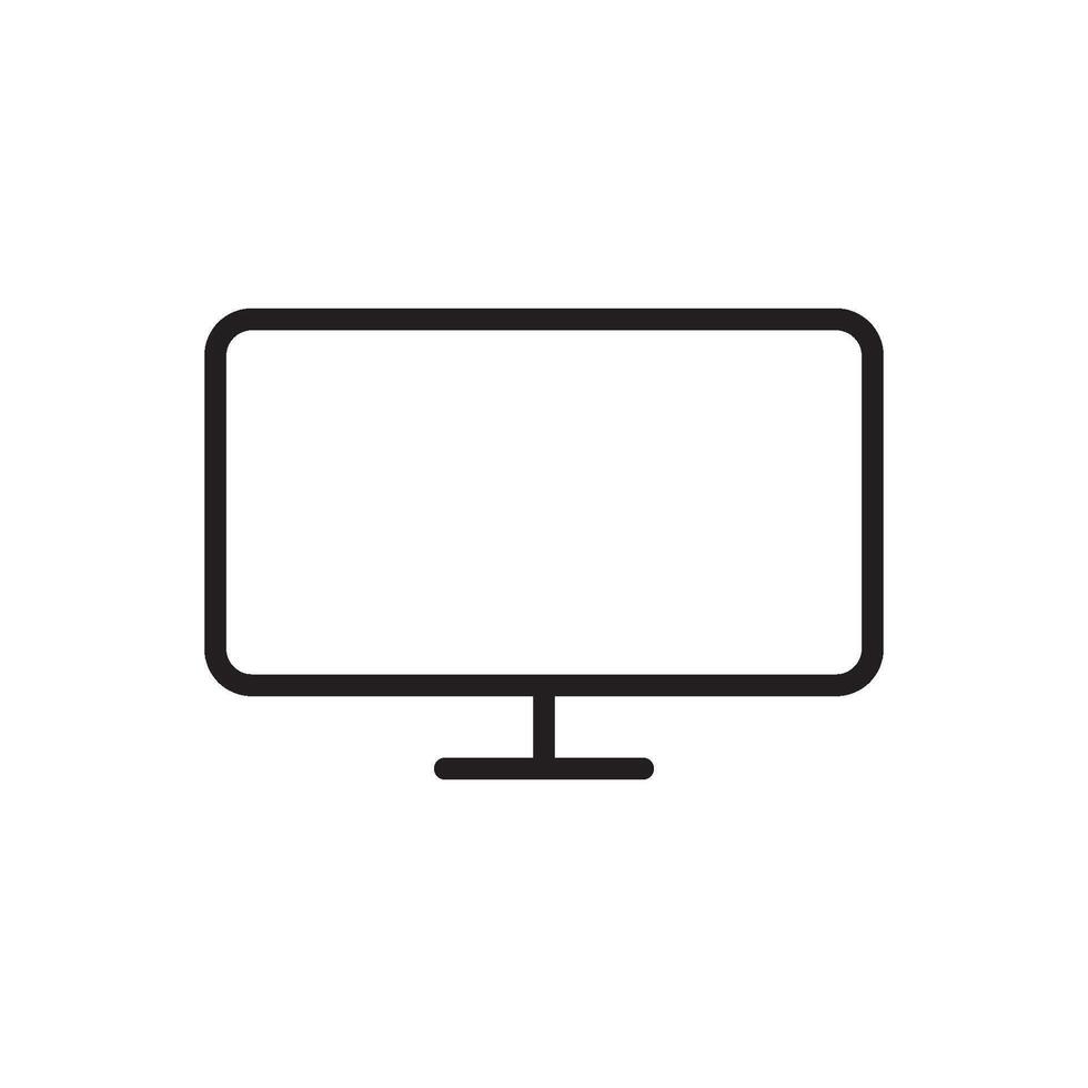 monitor  icon vector design template