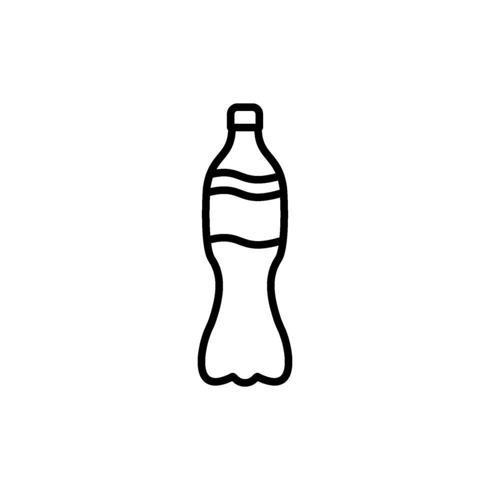 el plastico botella icono vector diseño plantillas