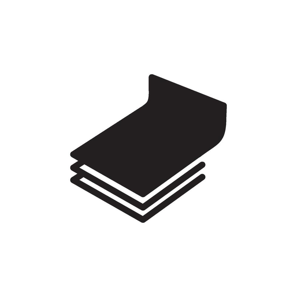 paper Brochure catalog icon vector design template