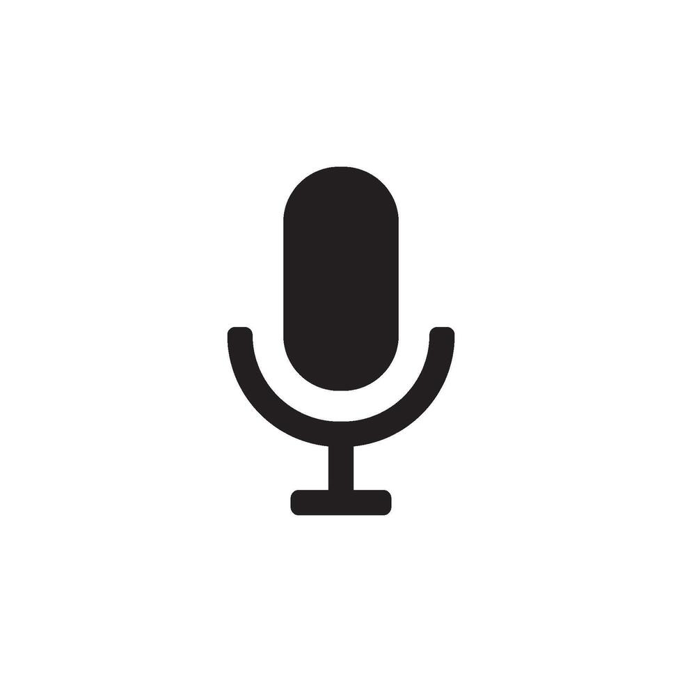 microphone icon vector design template