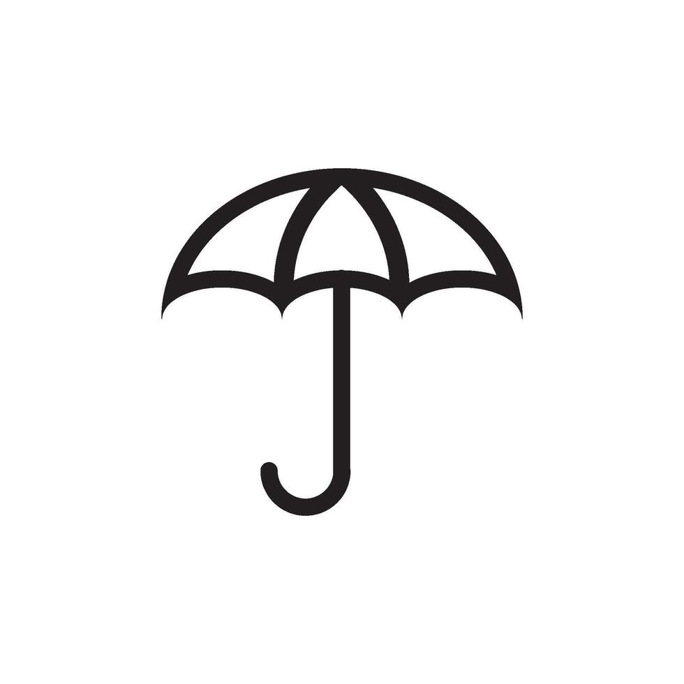 umbrella icon vector design template