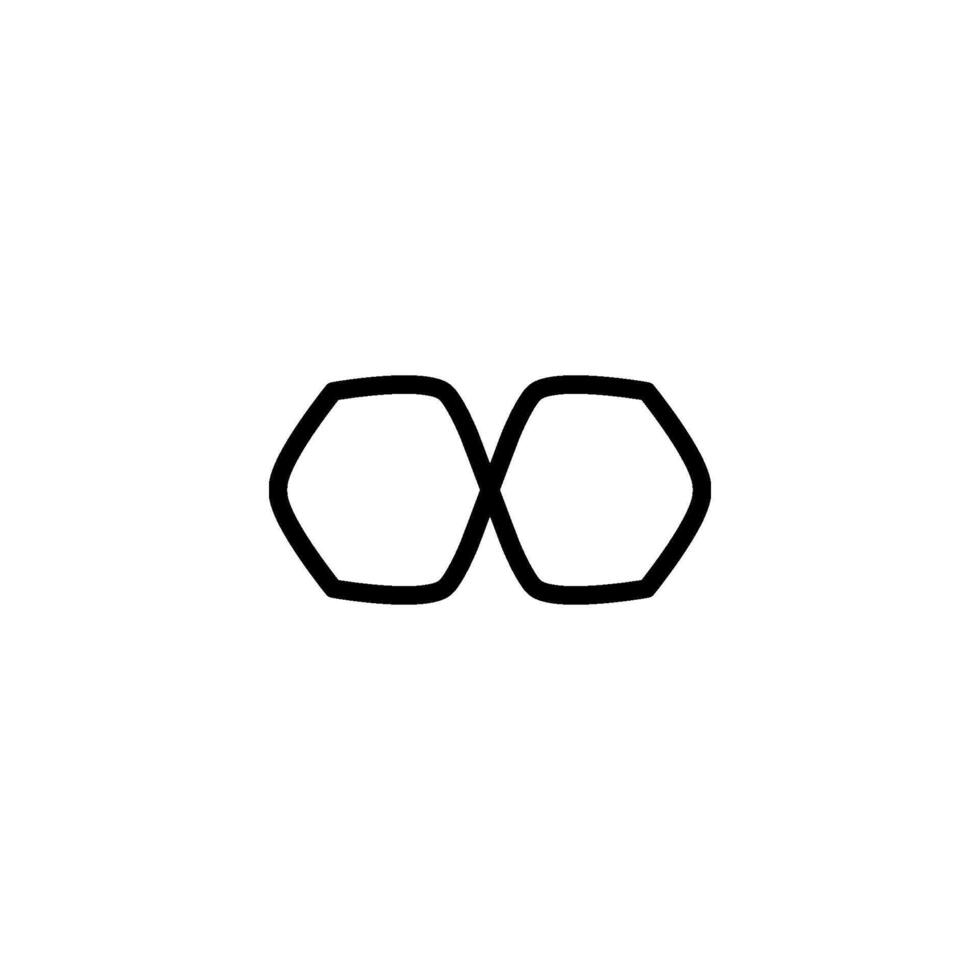 infinity icon vector design template