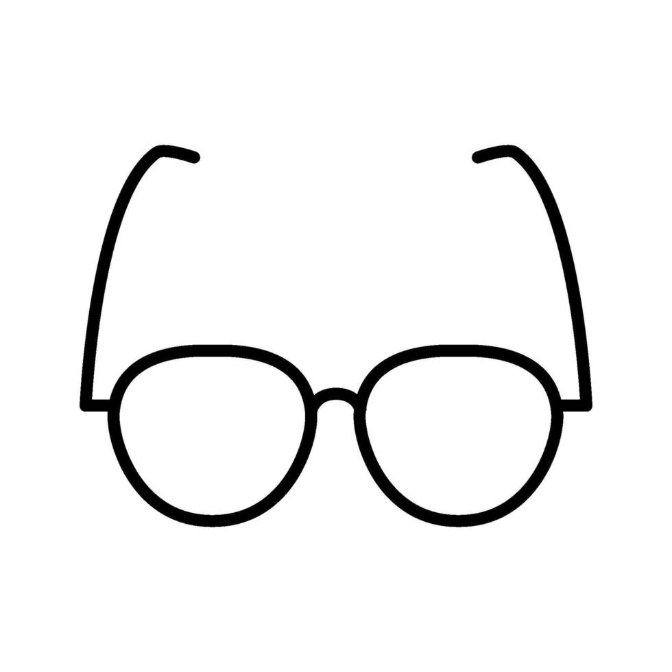 plantilla de diseño de vector de icono de gafas