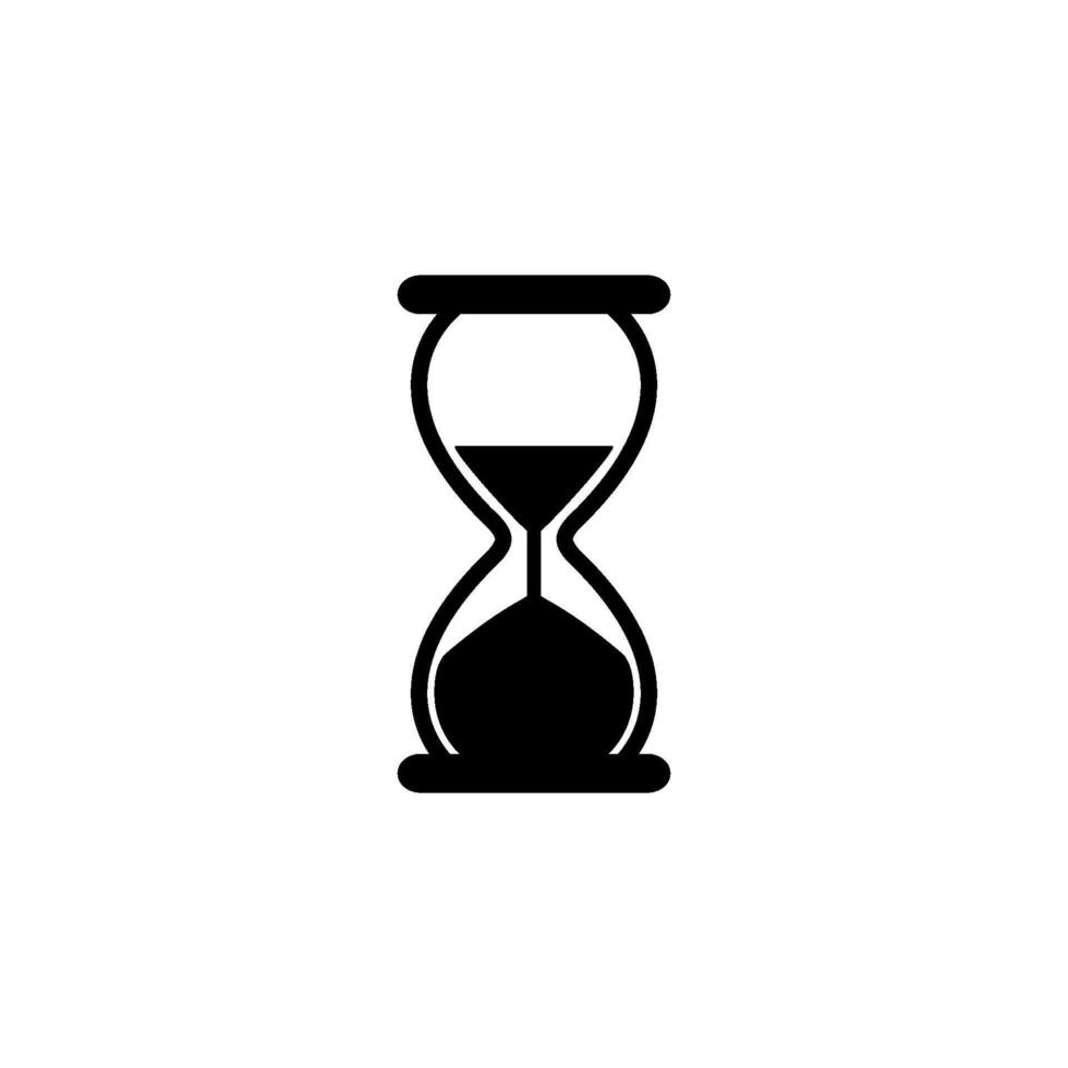 hourglass icon vector design template