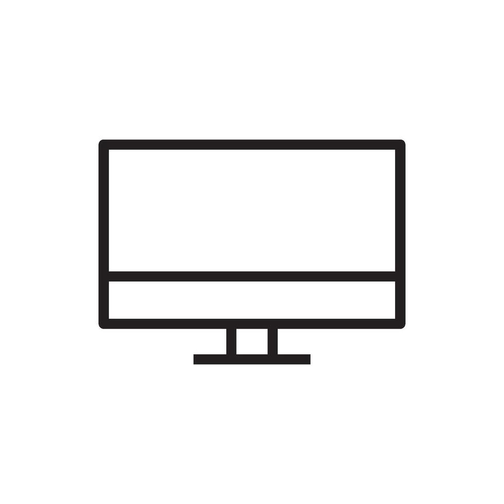 monitor  icon vector design template