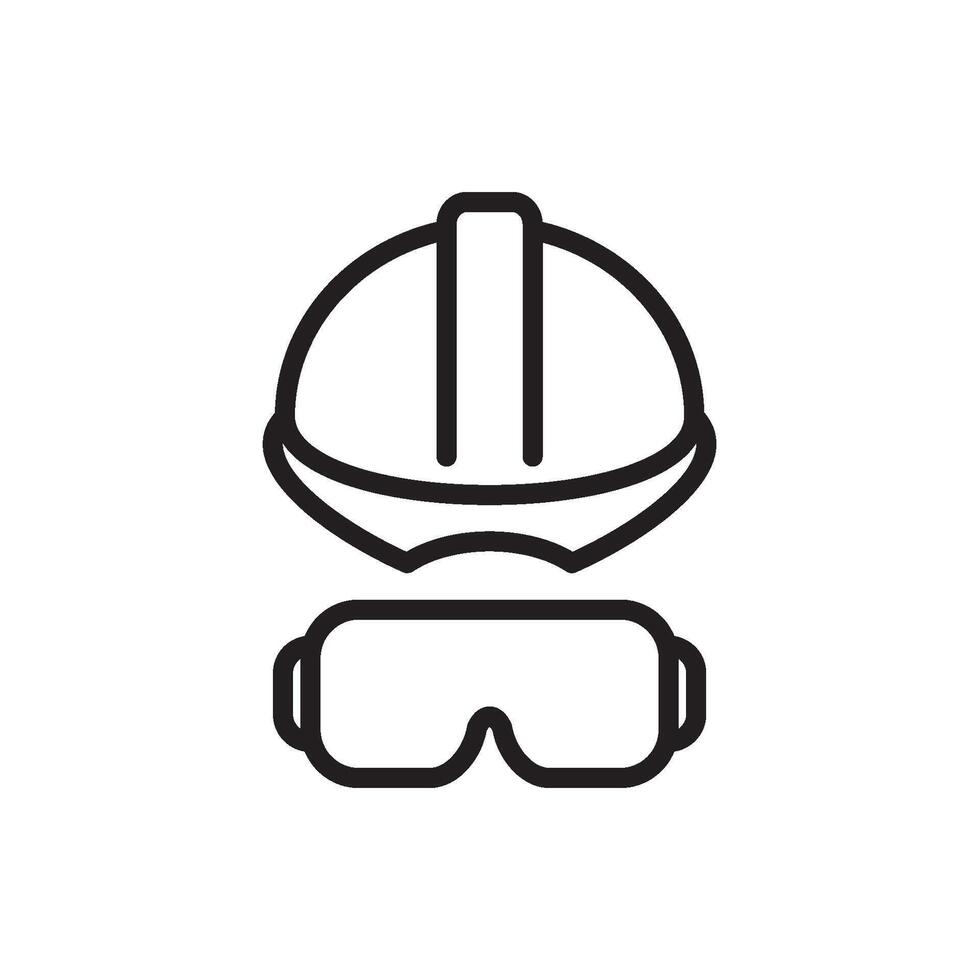 safety helmet icon vector design templates