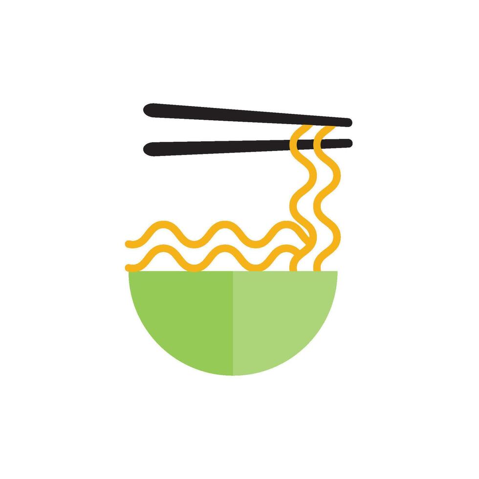 noodles icon design vector templates