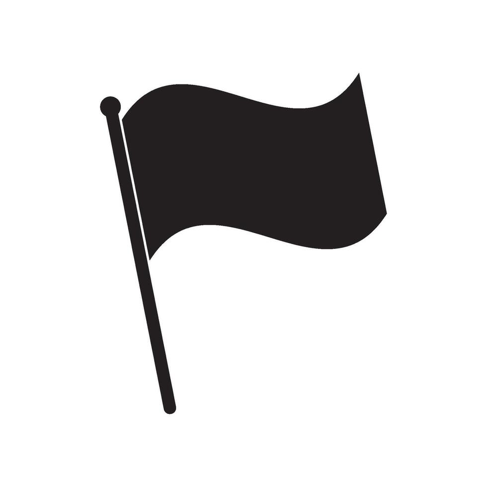 bandera icono vector diseño modelo