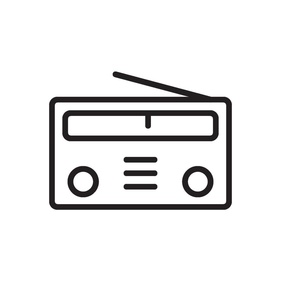 radio icon vector design templates
