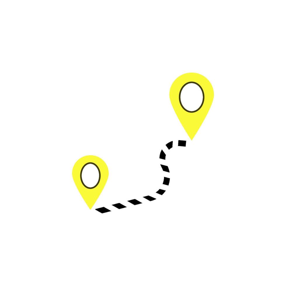 distance icon vector design templates simple