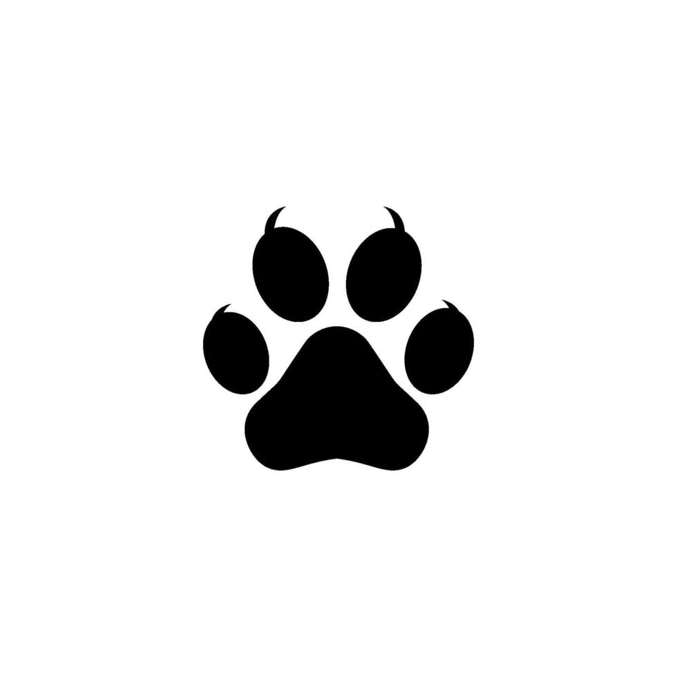 paw icon vector design template