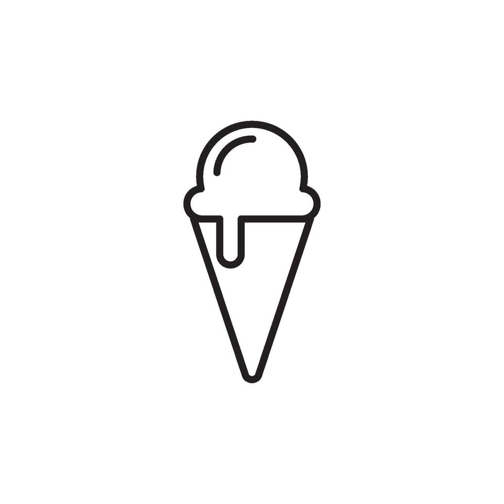 ice cream icon design vector templates