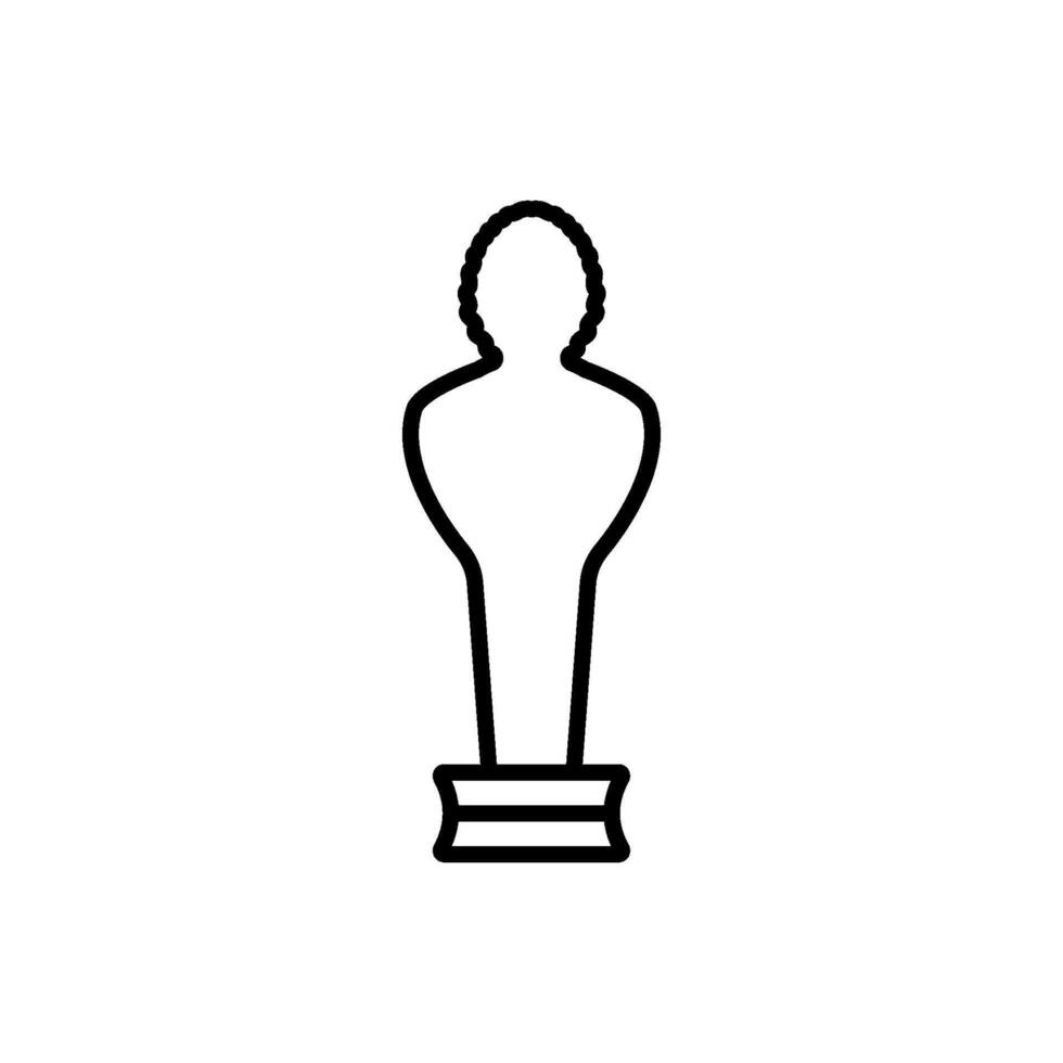 statue icon vector design templates