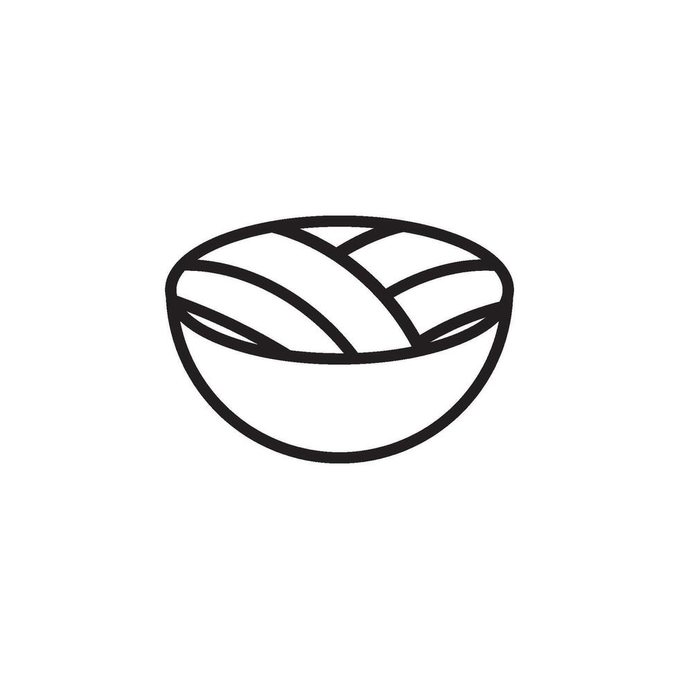 noodles icon design vector templates