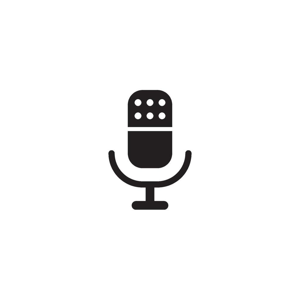 microphone icon vector design templates