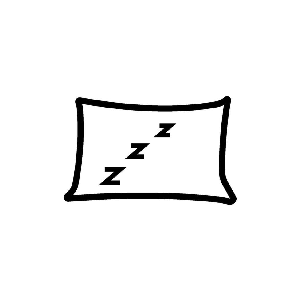 almohada icono vector diseño plantillas