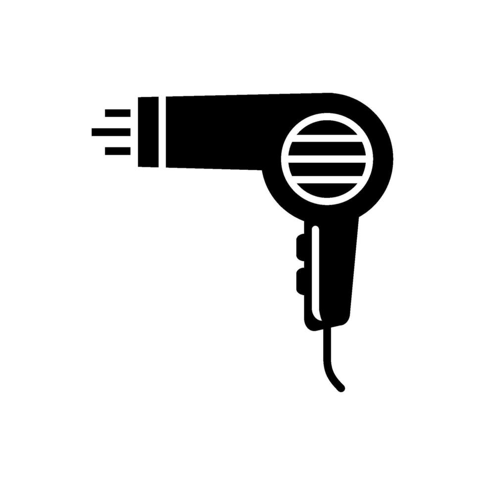 hair dryer  icon vector design template