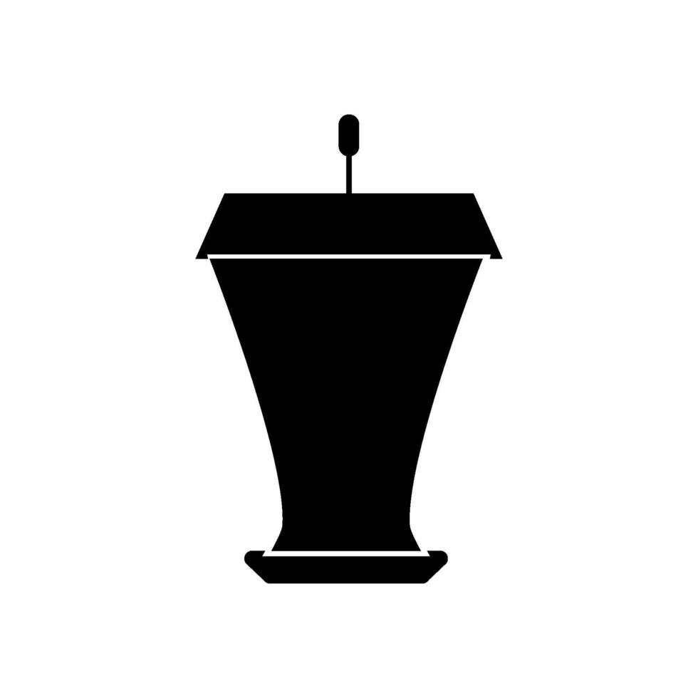 podium icon vector design template