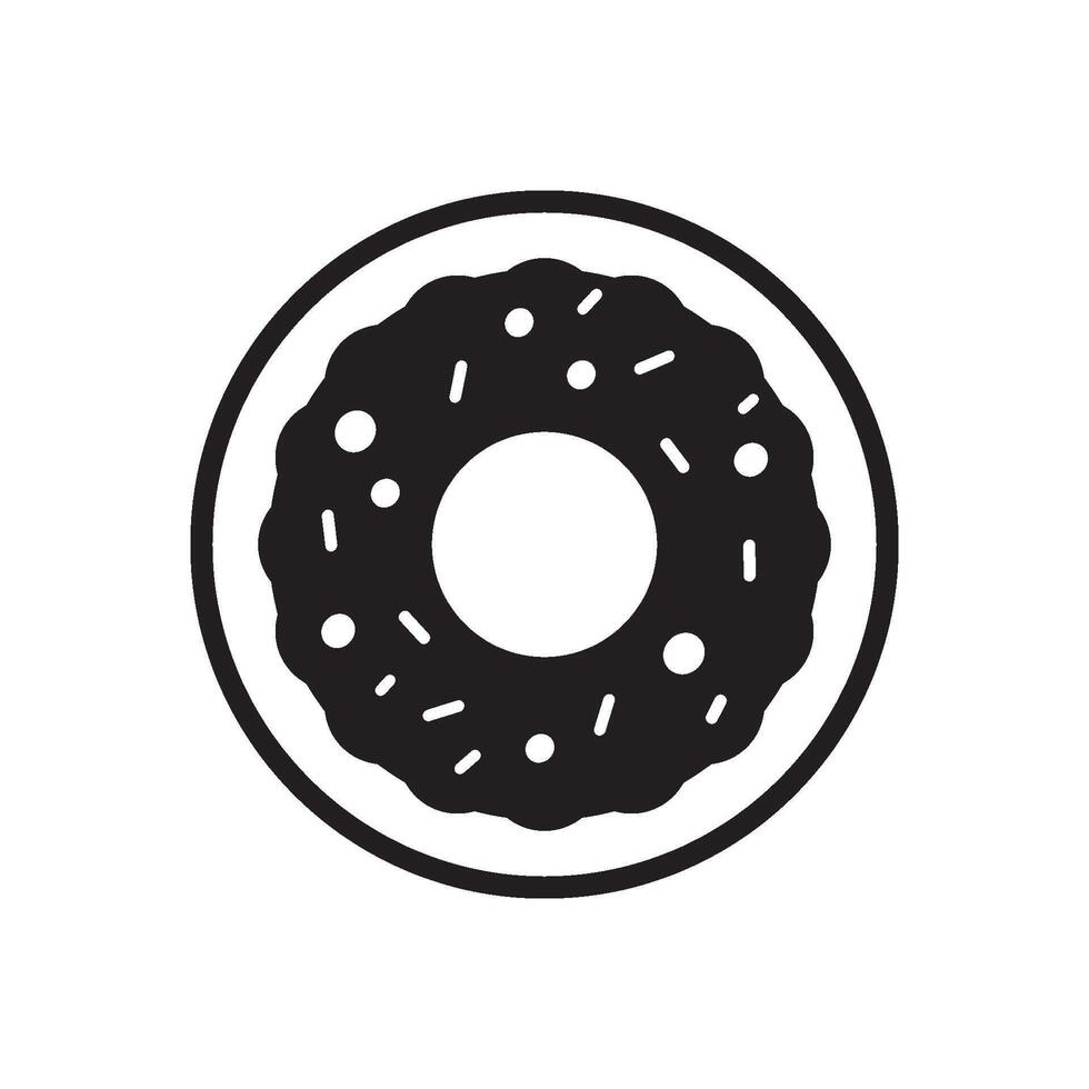 rosquillas icono vector diseño plantillas sencillo