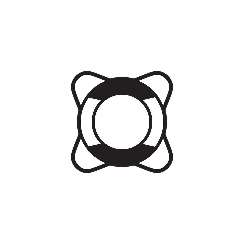 lifebuoy icon vector design template