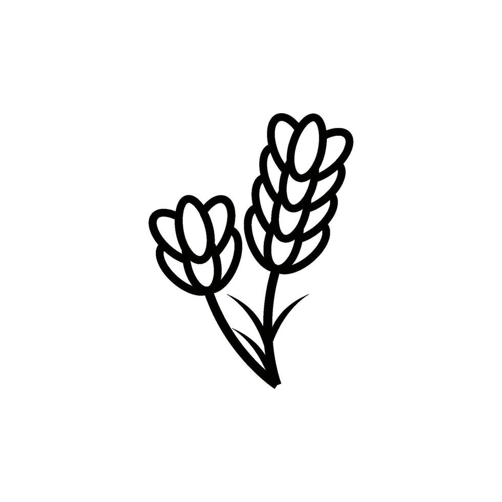 lavanda icono vector diseño plantillas