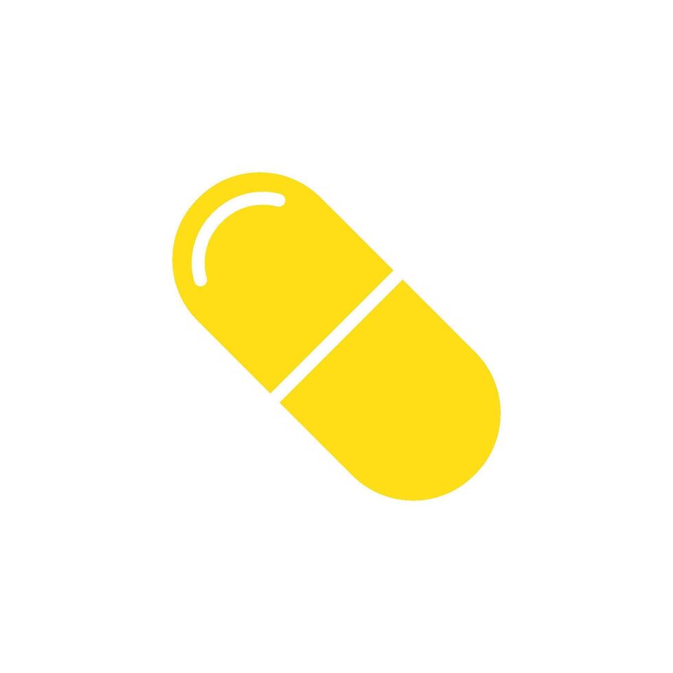 capsule and pil icon vector design template