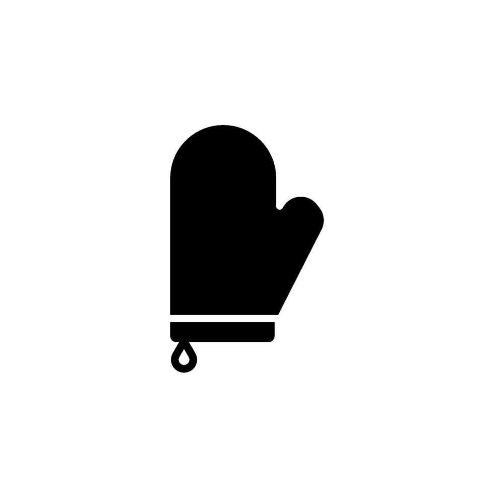 oven mitt icon vector design templates