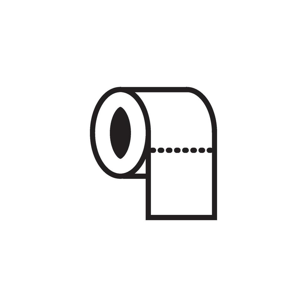 toilet tissue icon vector design templates