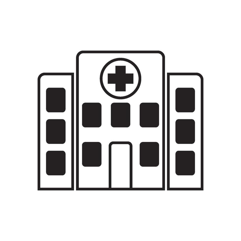 hospital icon vector design template
